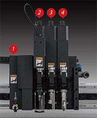 Configuração simultânea de até 4 ferramentas, ampliando a eficiência e a variedade de aplicações!