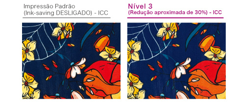 Função de economia de tinta
